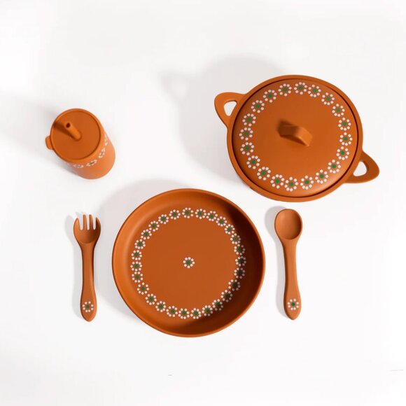 Other - Barro Baby Feeding Set – BPA-Free Silicone 5-Piece Suction Meal Set